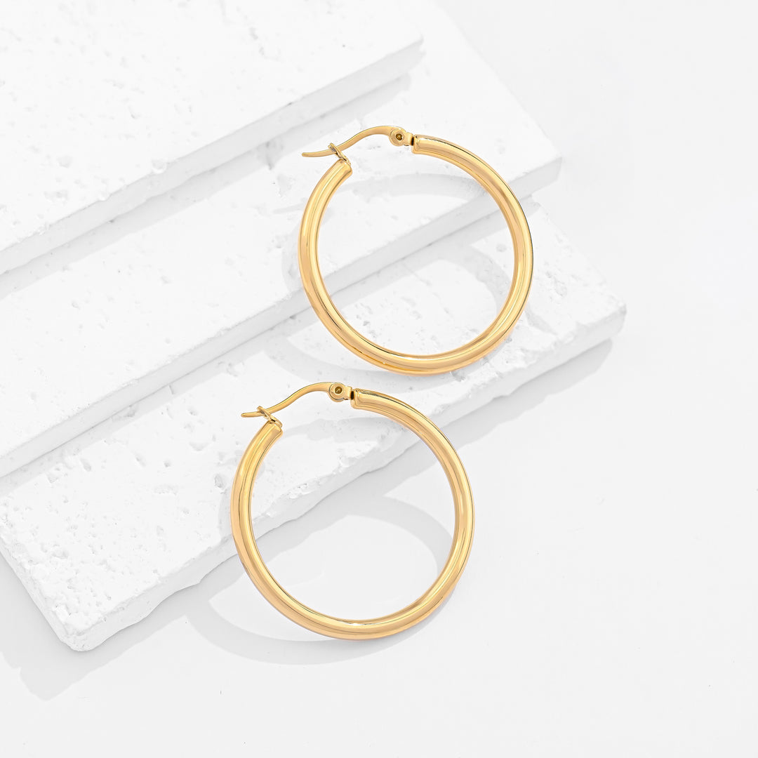 Aretes Acero Noa