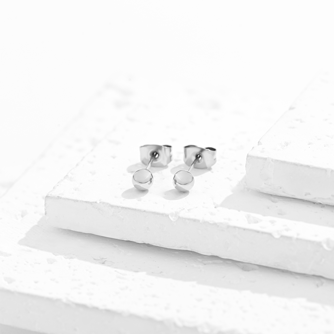 Aretes Acero Eclipse Brillante
