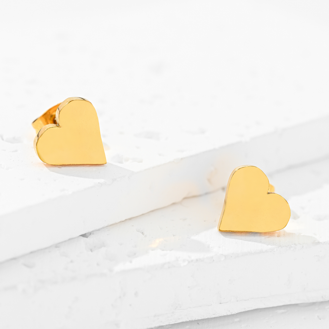 Arete Acero Corazoncito