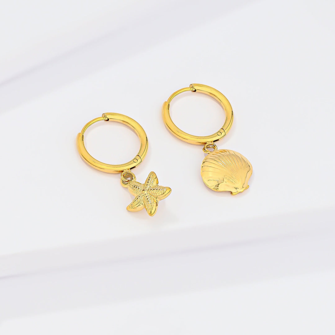 Aretes Acero Brisa Marina