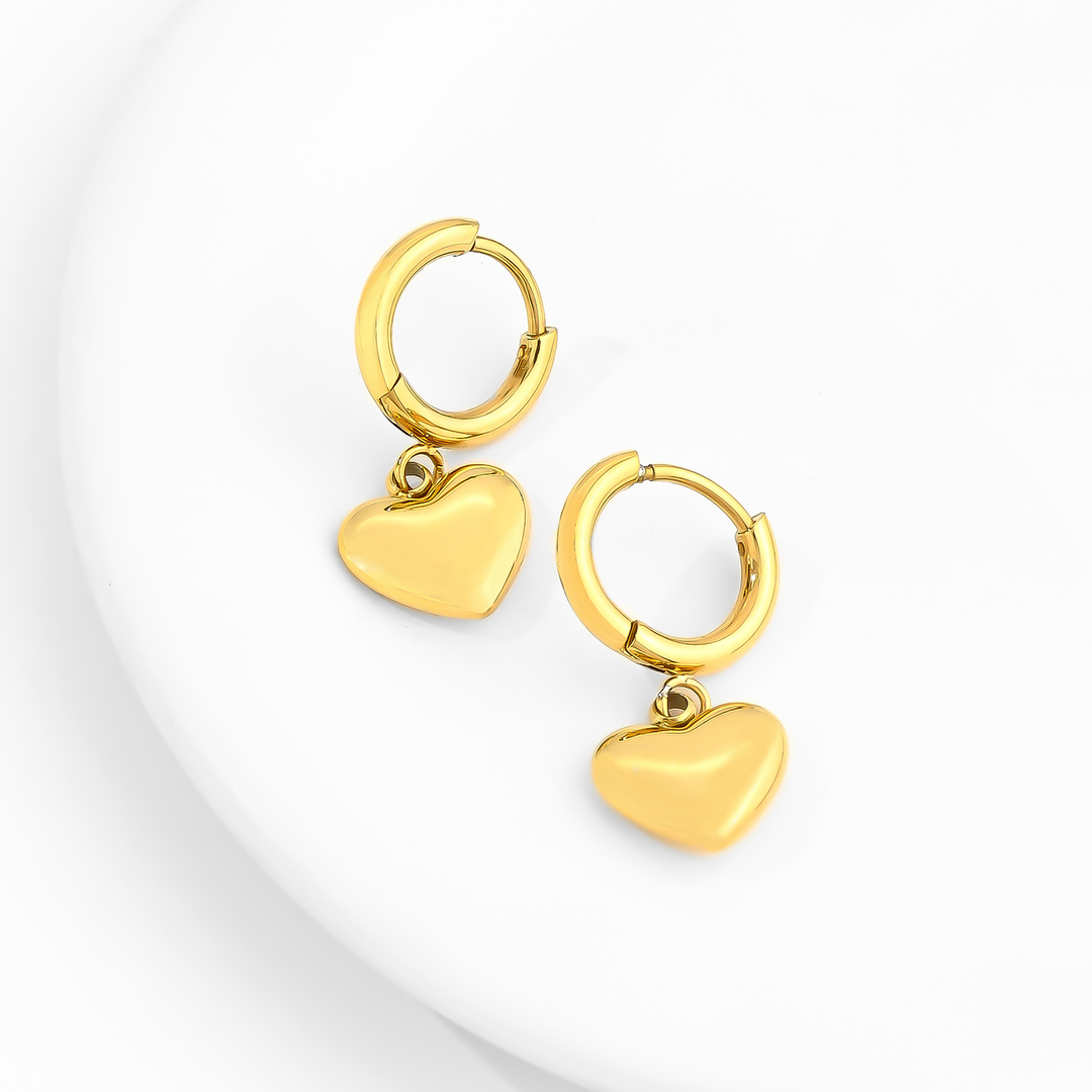 Aretes Acero Amorelle