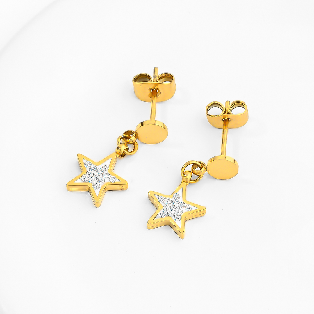 Aretes Acero Cassiopeia