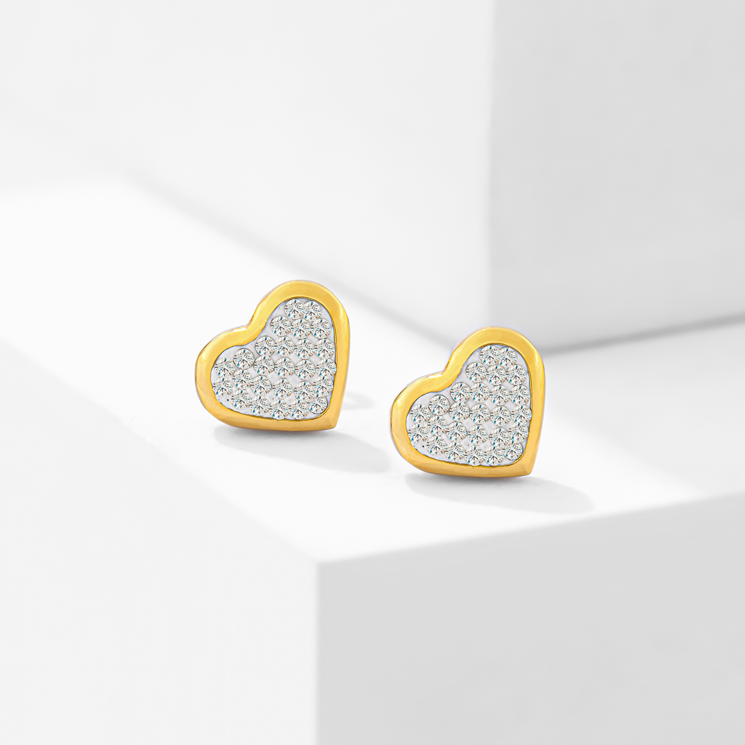 Aretes Acero Latido Radiante