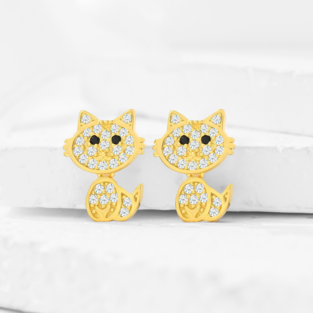 Aretes Plata 925 Soft Kitty