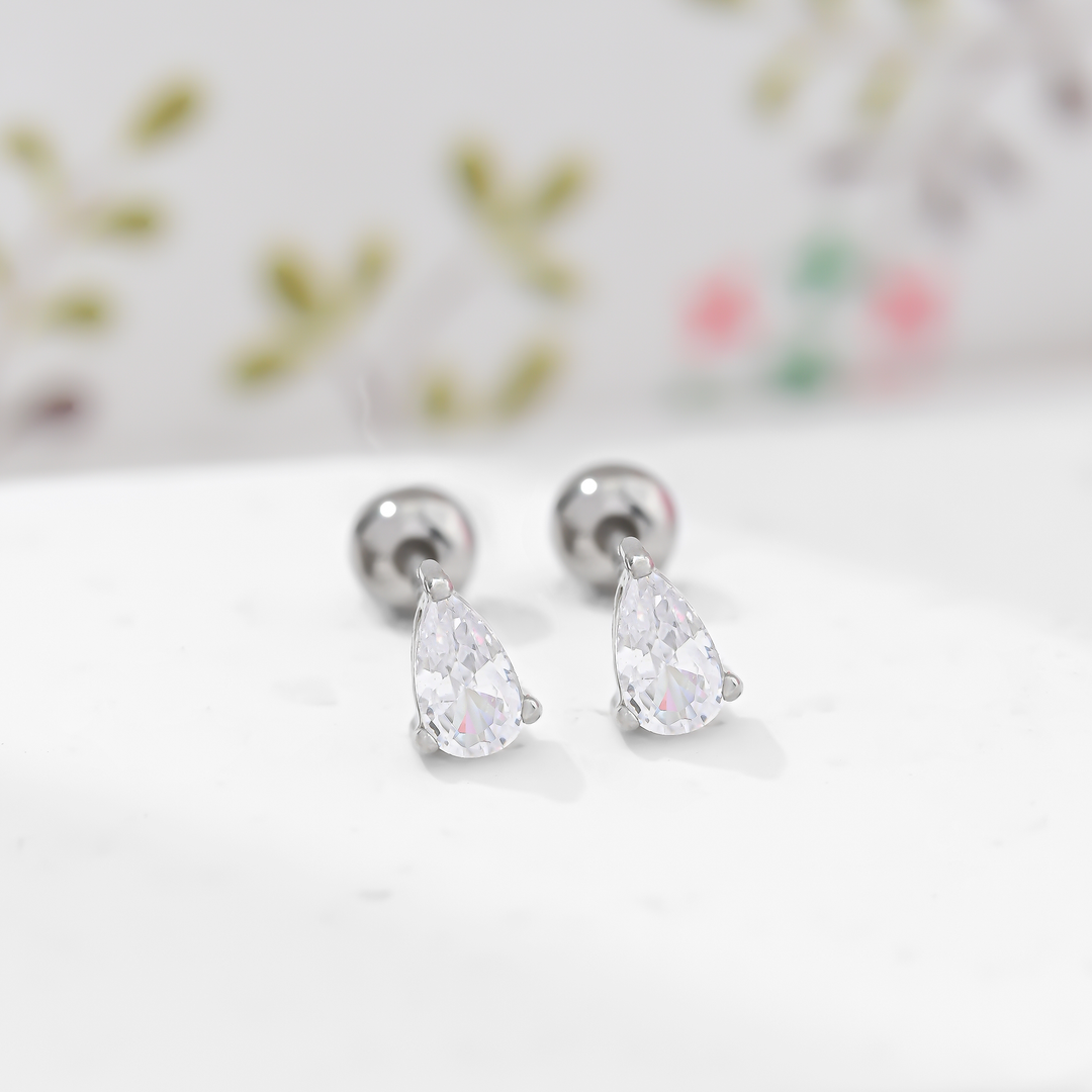 Aretes Acero Mia