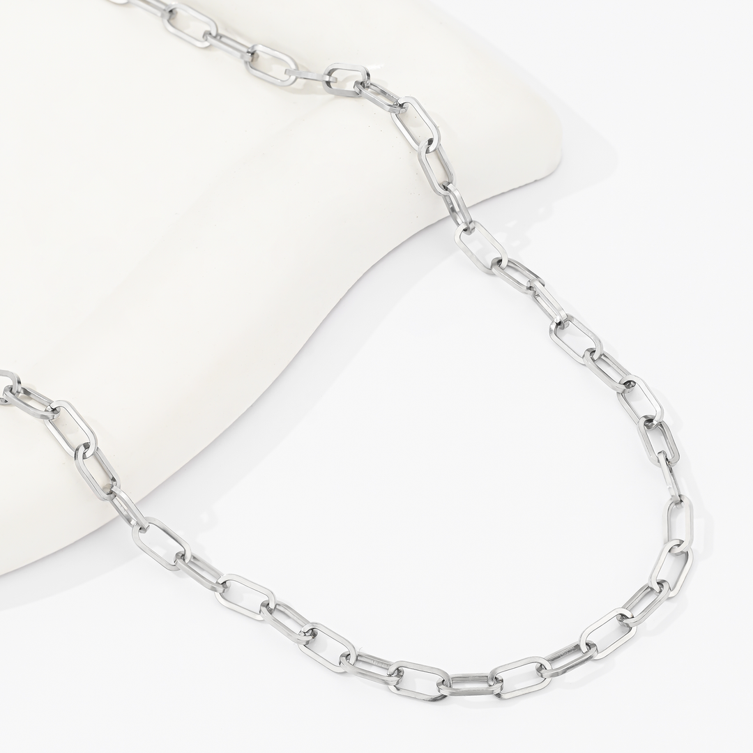 Collar Acero Eslabones