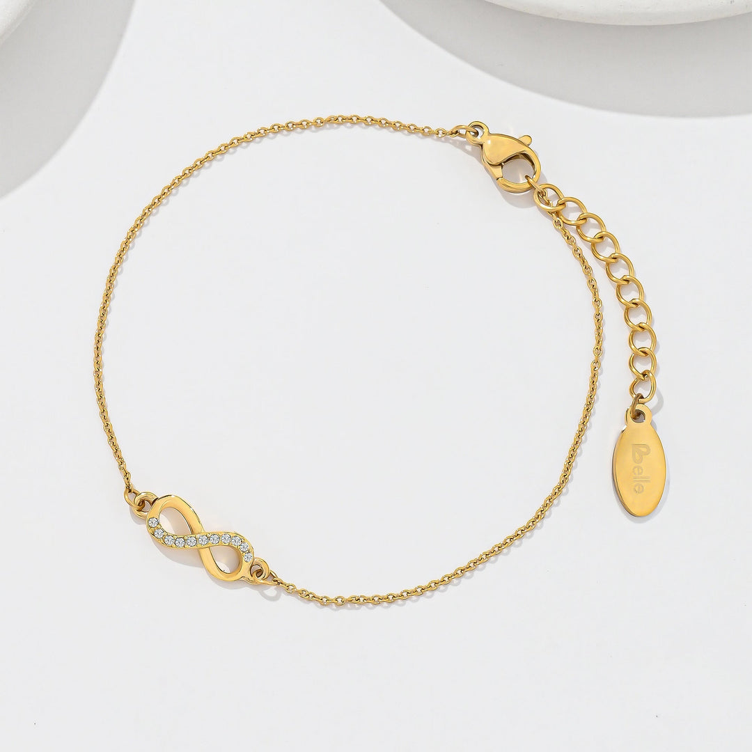 Pulsera Acero Infinito Brillante