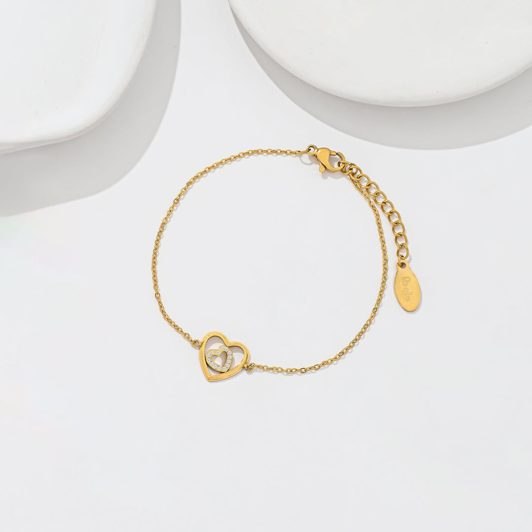 Pulsera Acero Amaranto
