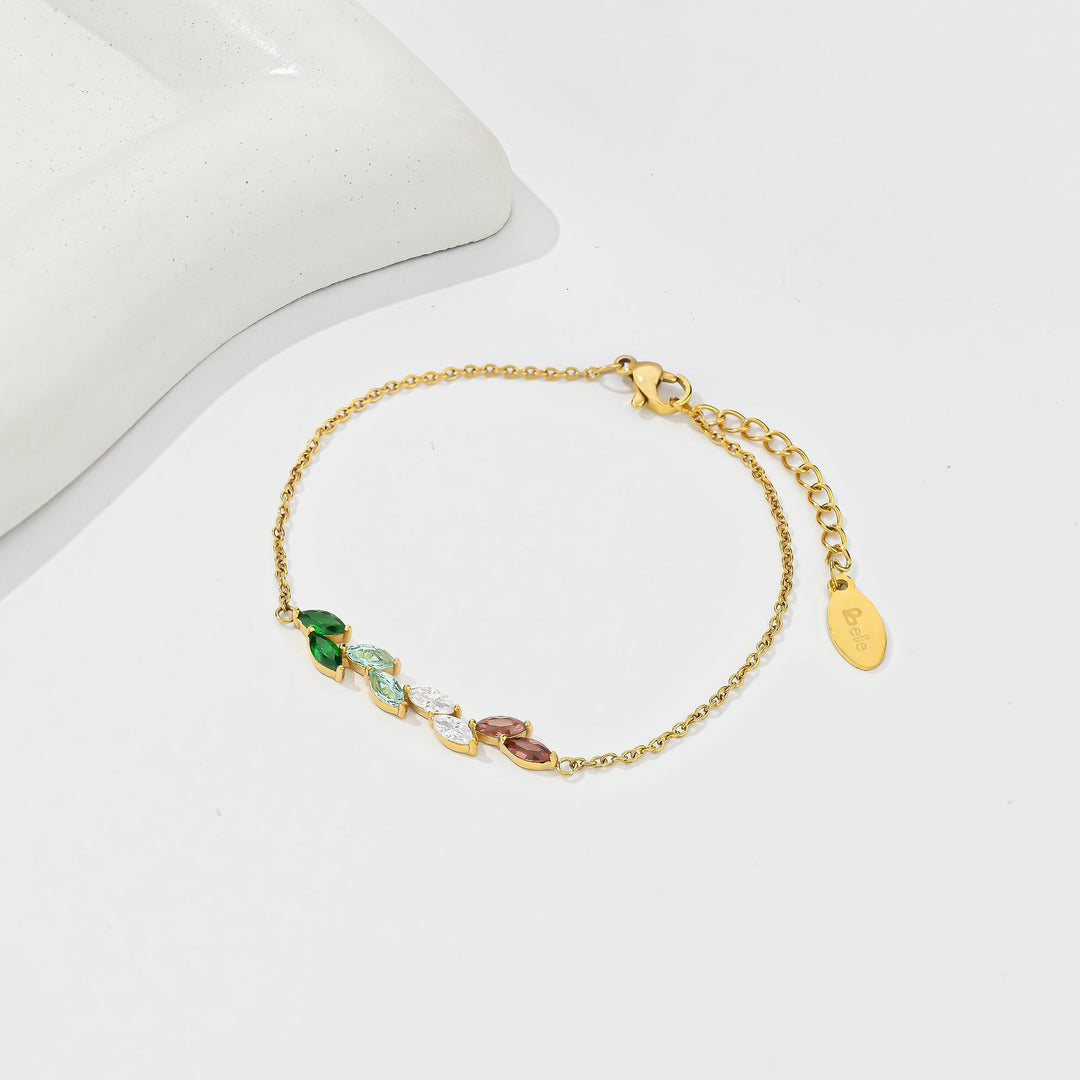 Pulsera Acero Olivine