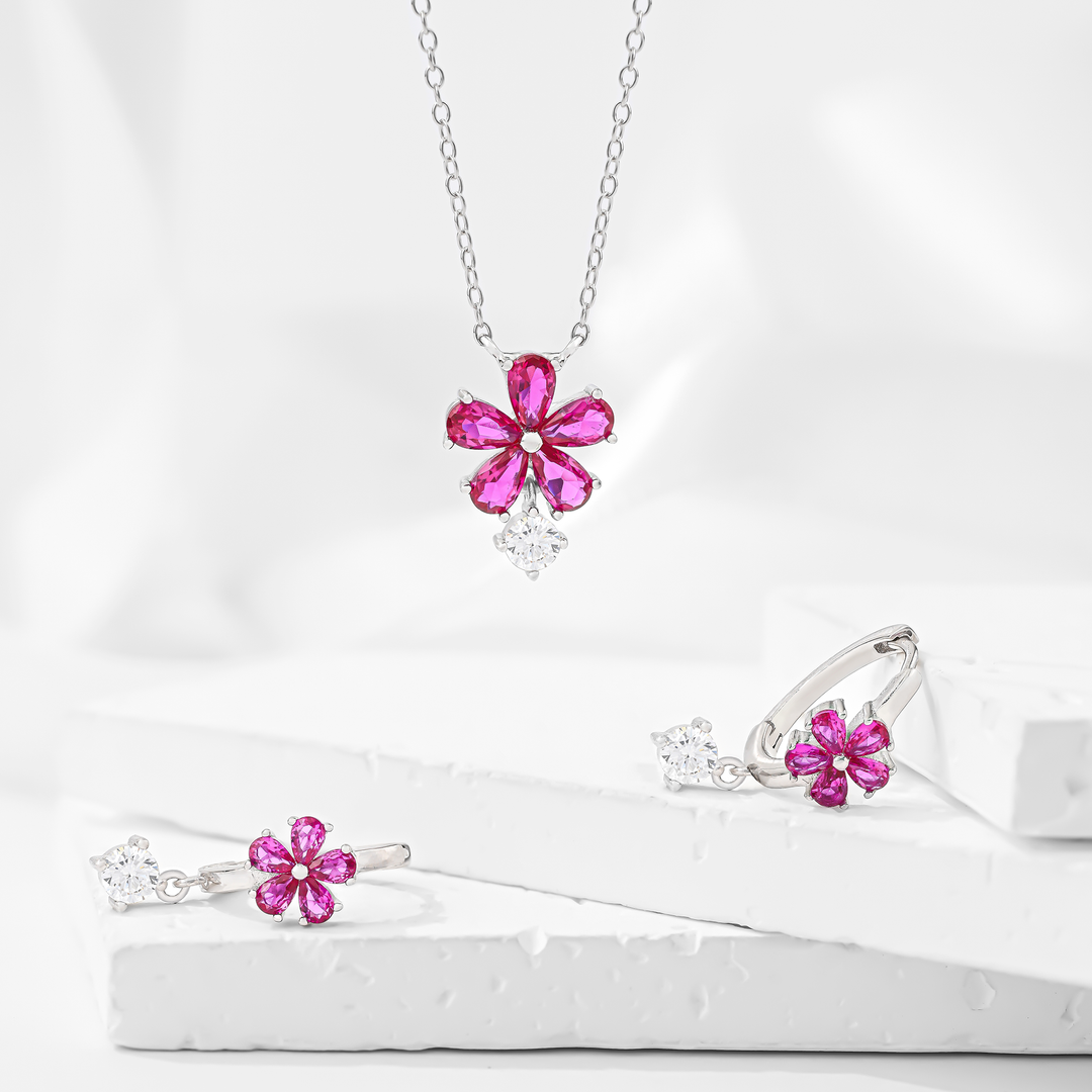 Set Plata 925 Lavanda
