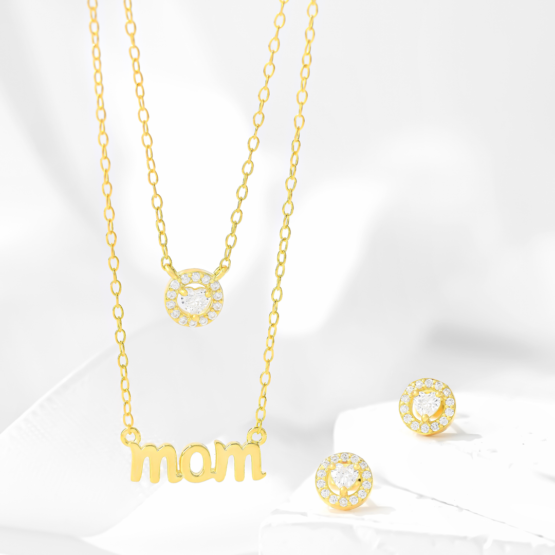 Set Plata 925 M O M