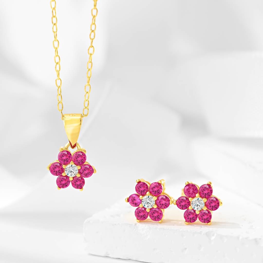 Set Plata 925 Gazania