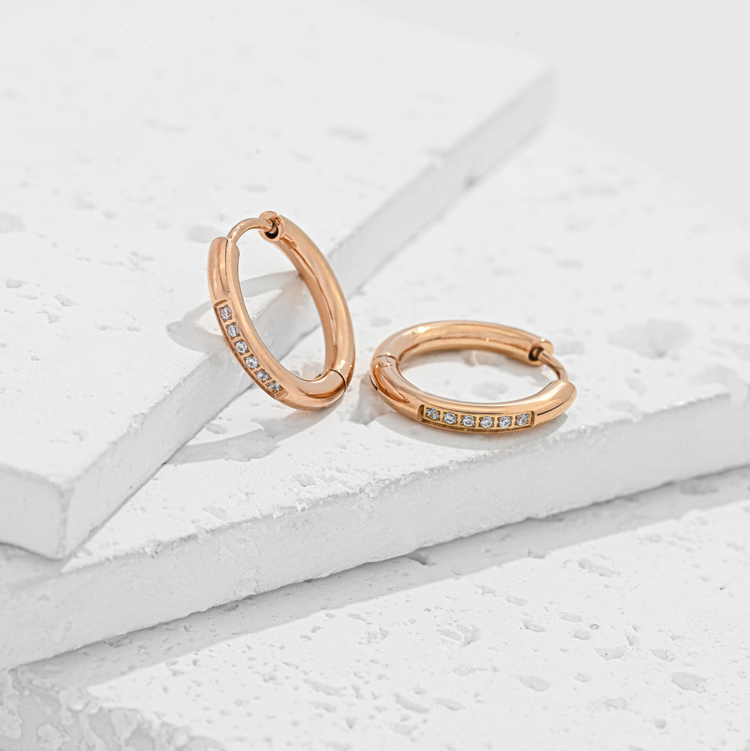 Aretes Acero Elva