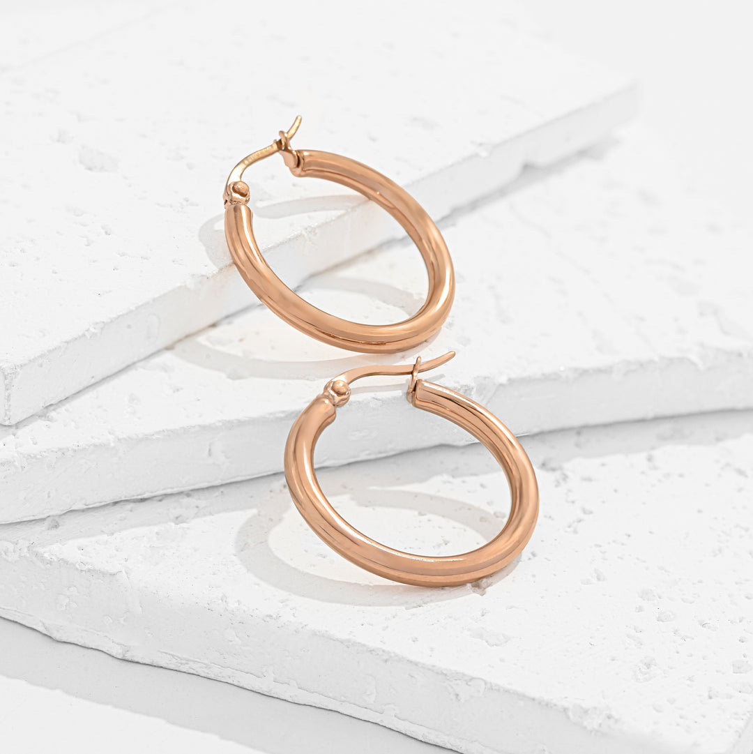 Aretes Acero Oura