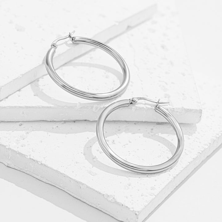 Aretes Acero Noa
