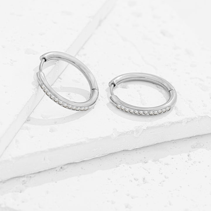 Aretes Acero Milei