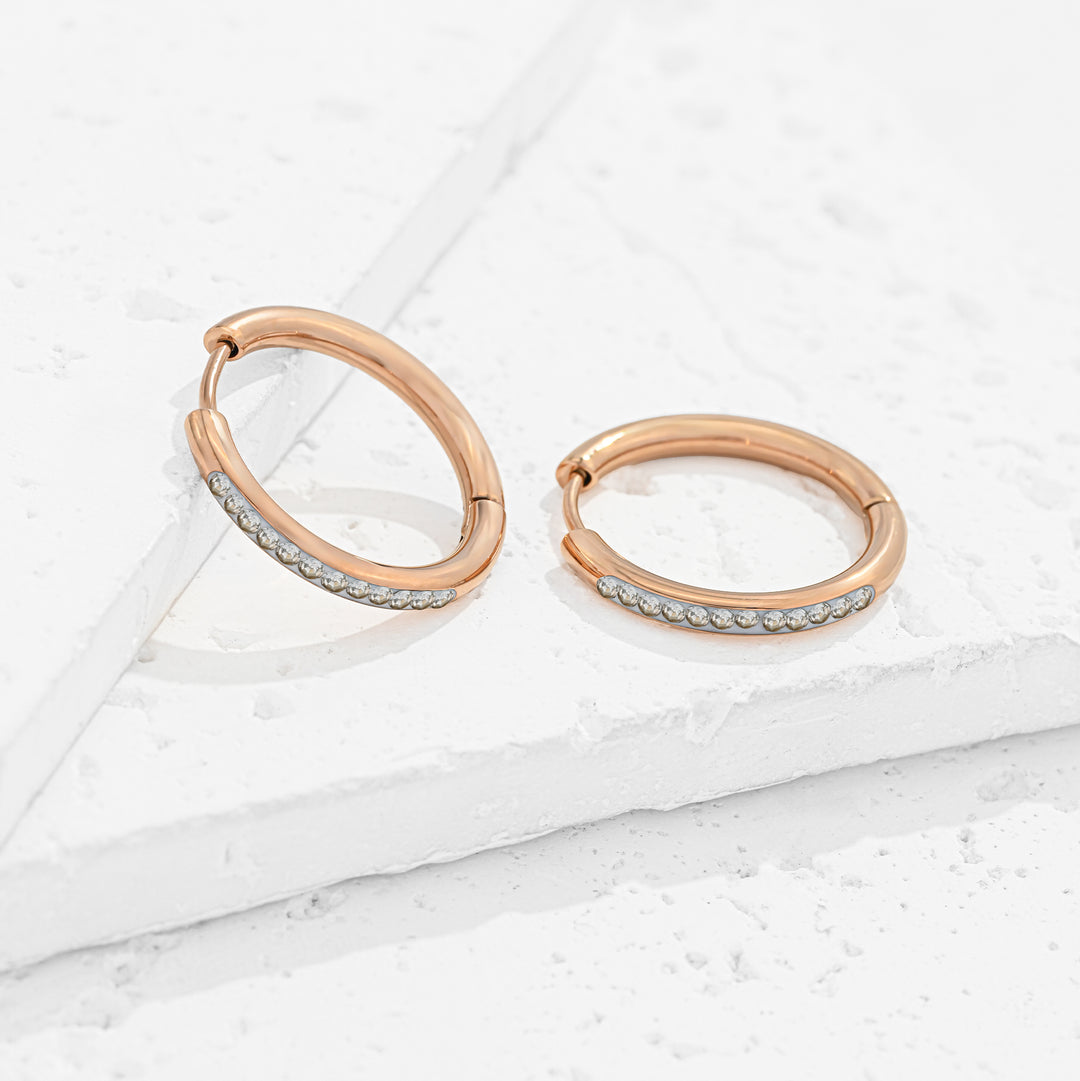Aretes Acero Milei