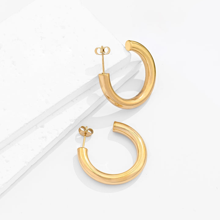 Aretes Acero Yelena