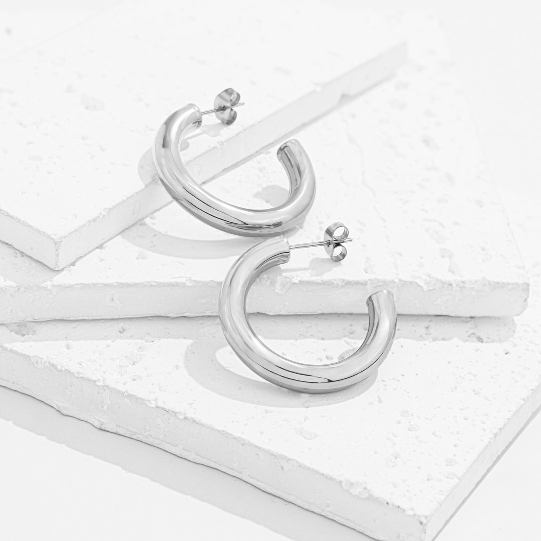 Aretes Acero Yelena