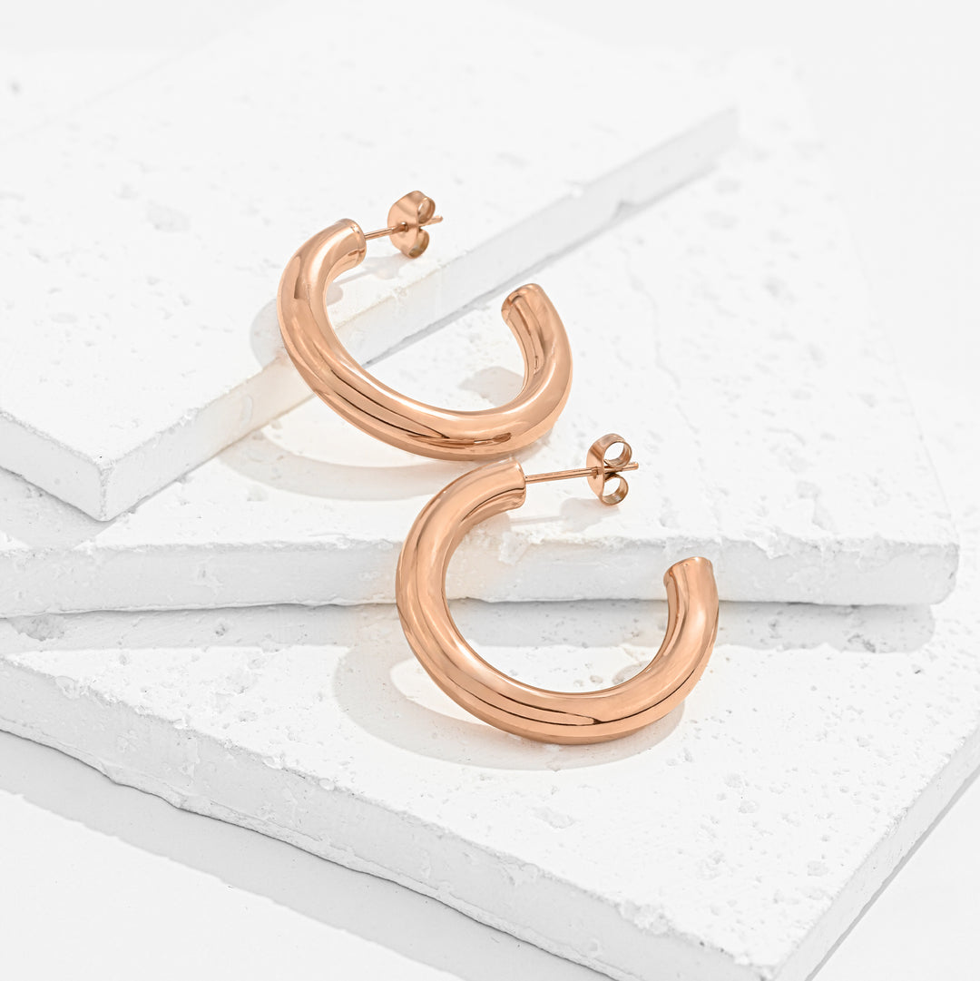 Aretes Acero Yelena