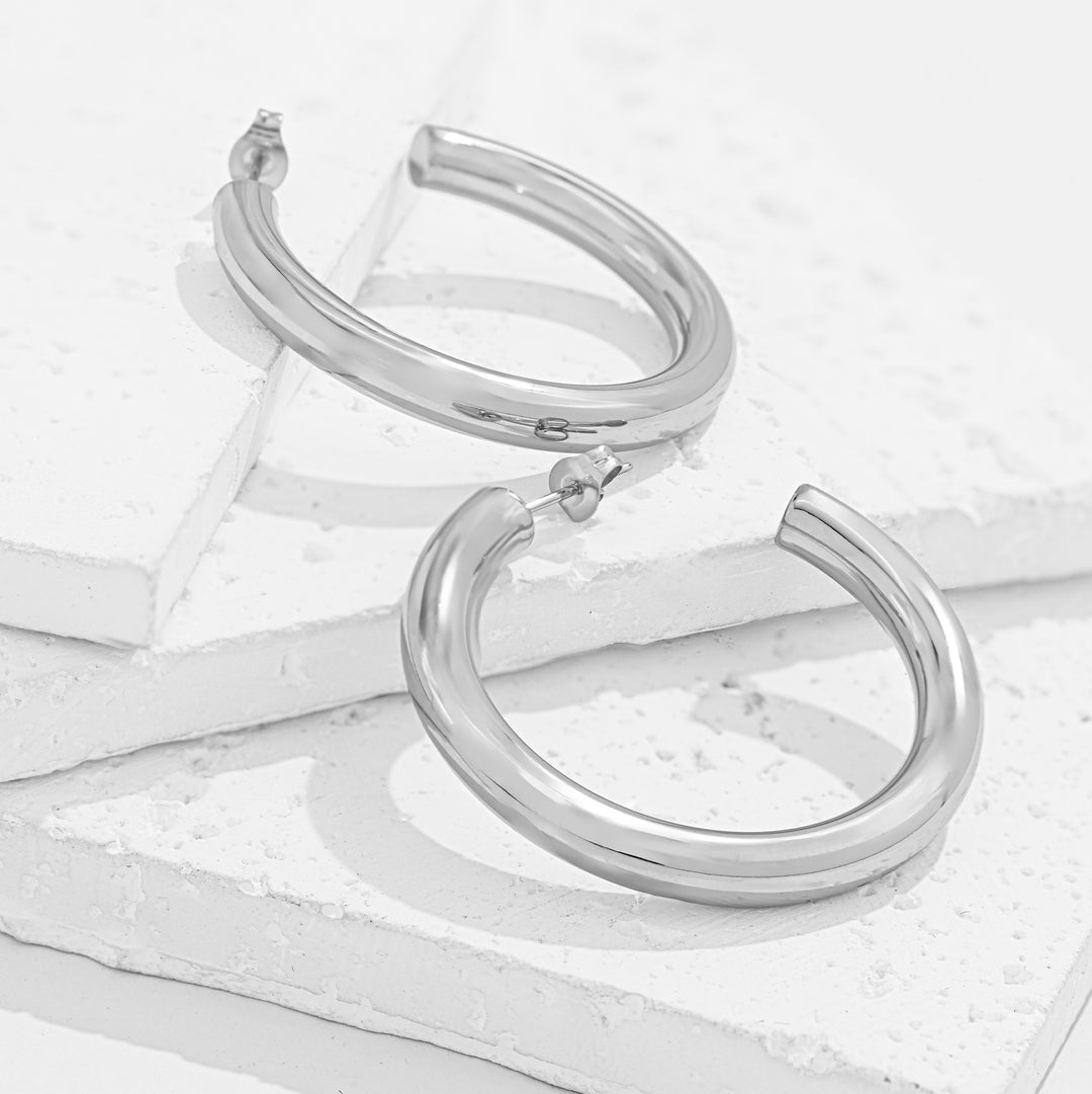 Aretes Acero Rhena