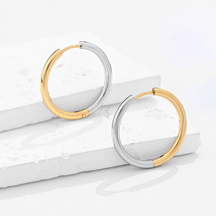 Aretes Acero Amira