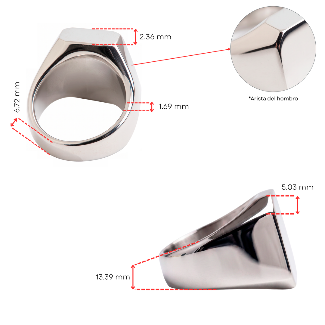 Anillo Acero Rocco