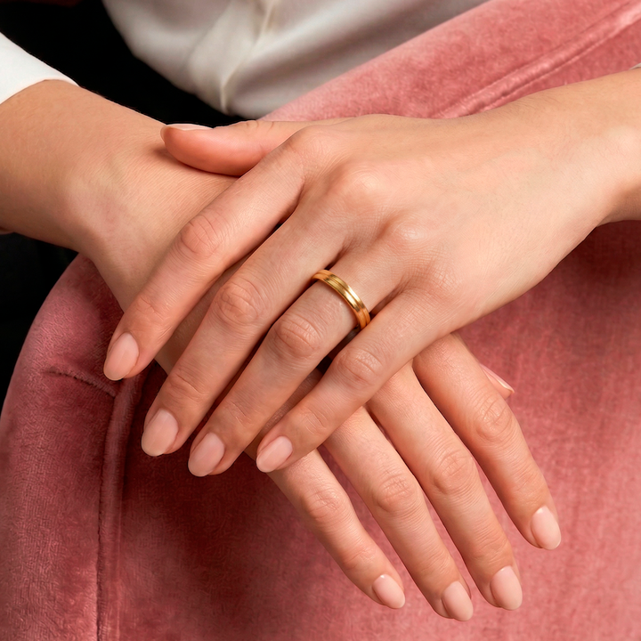 Anillo Tungsteno Eternidad - Mujer