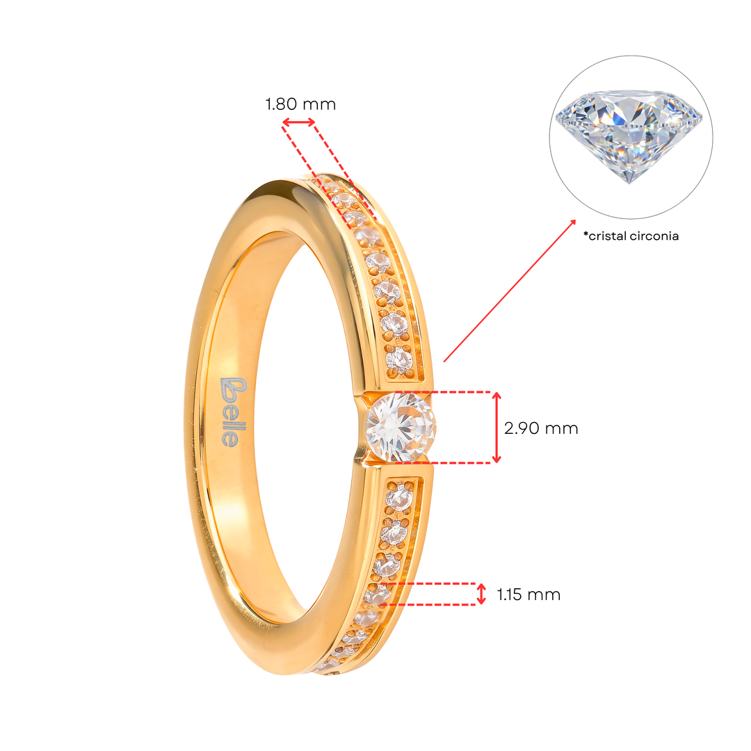 Anillo Acero Valeria