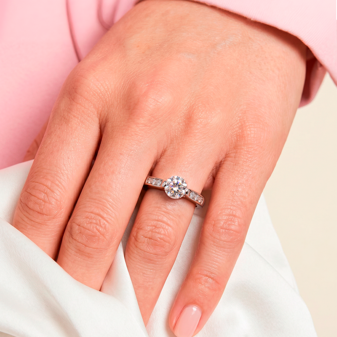 Anillo Acero Velour