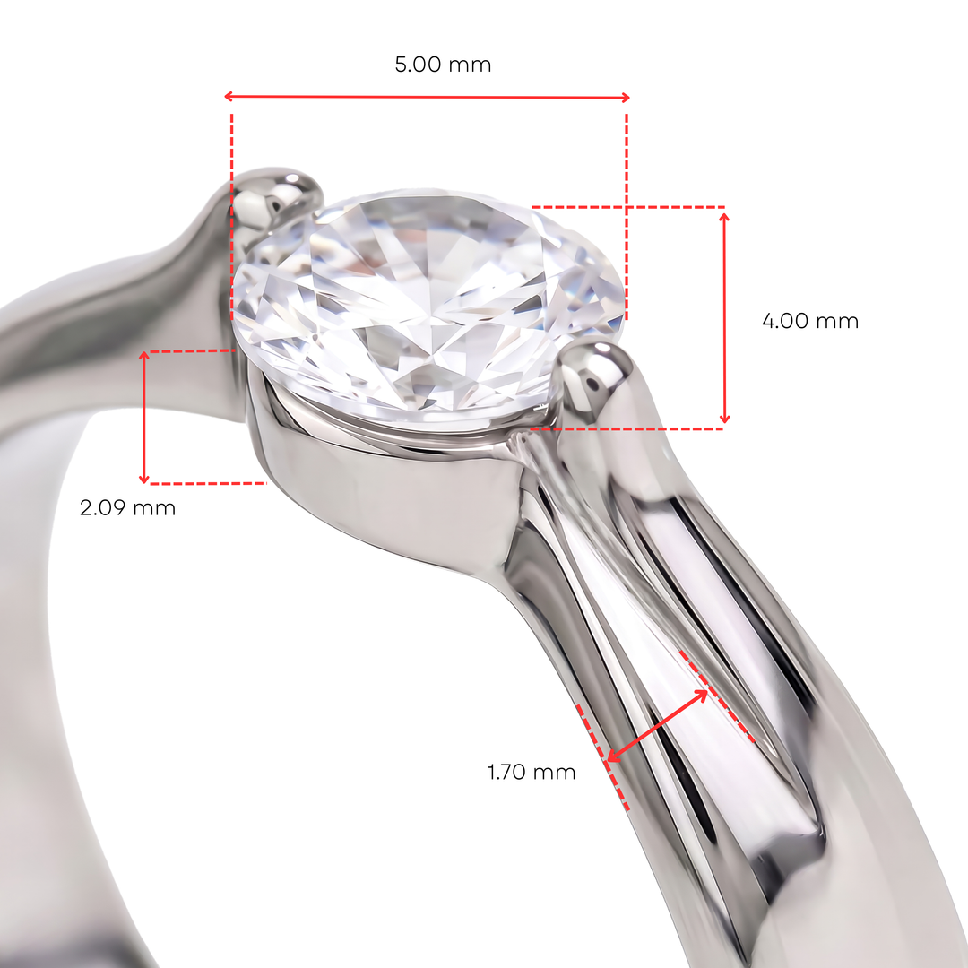 Anillo Acero Amélie