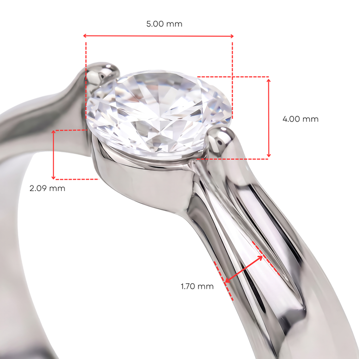 Anillo Acero Amélie