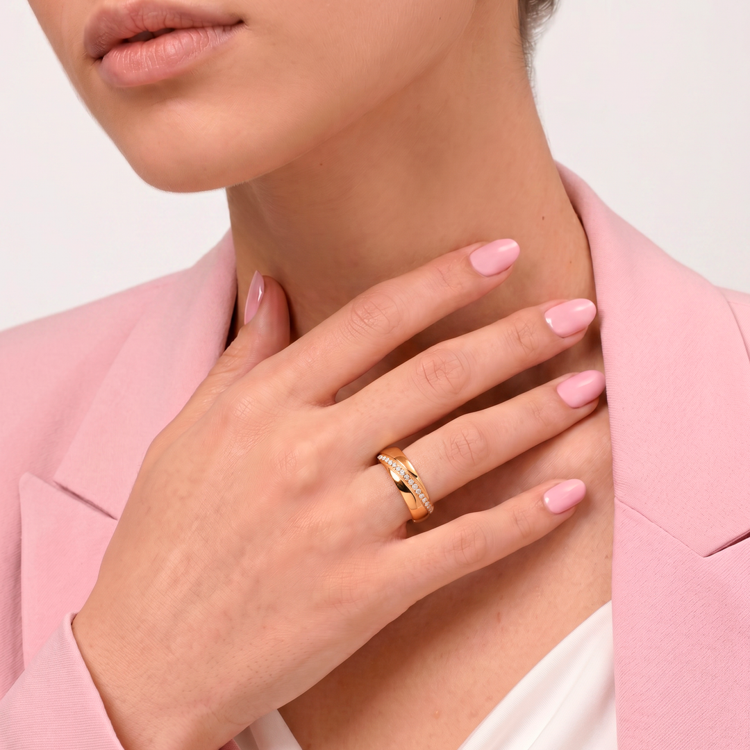 Anillo Acero Eternal - Mujer