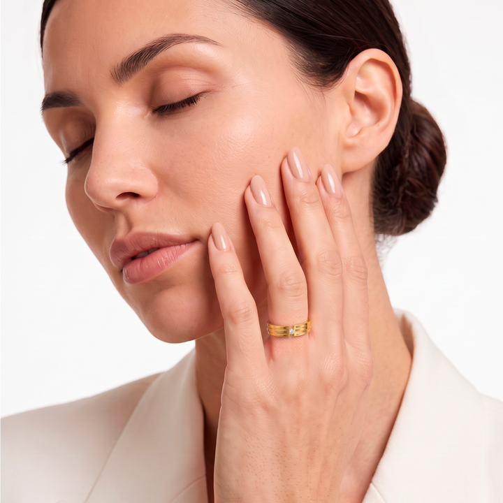 Anillo Acero Romantic - Mujer