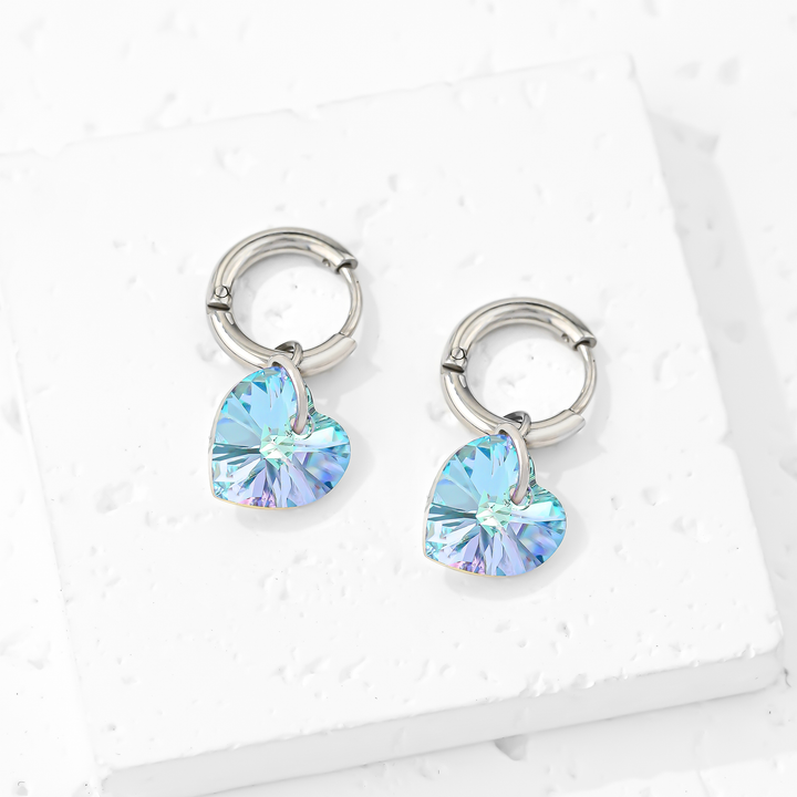 Aretes Acero Aterciopelado