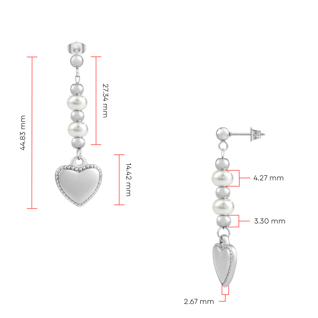 Aretes Acero Sweet Romance