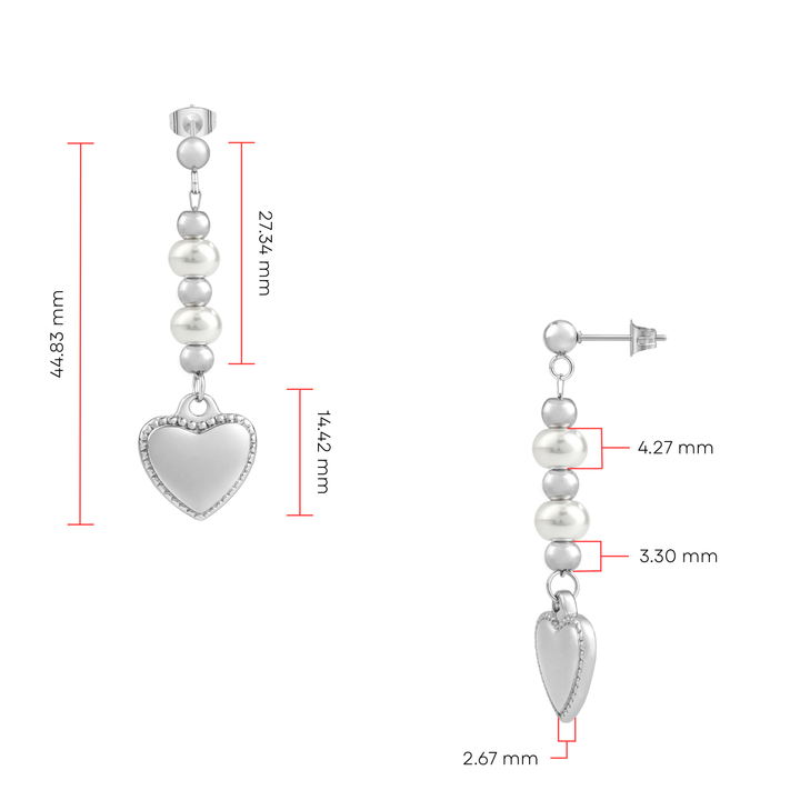 Aretes Acero Sweet Romance