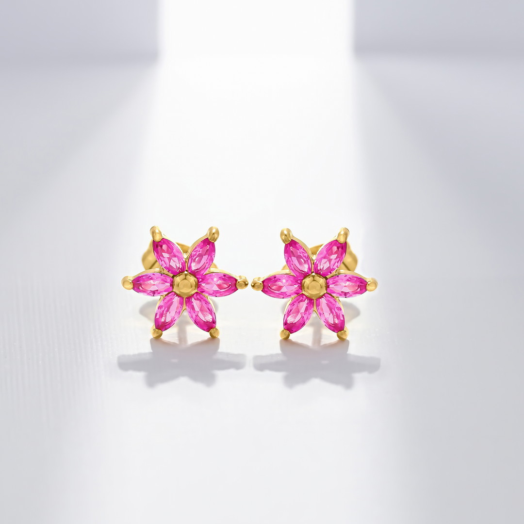 Set Pink Flower BELLE