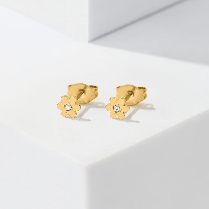 Aretes Gold Rose