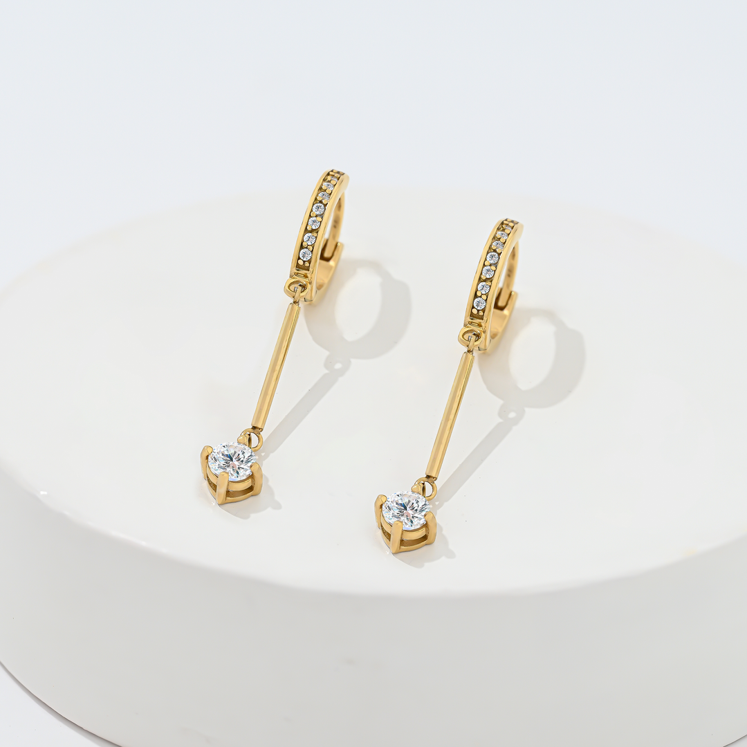 Aretes Acero Esencia Celestial