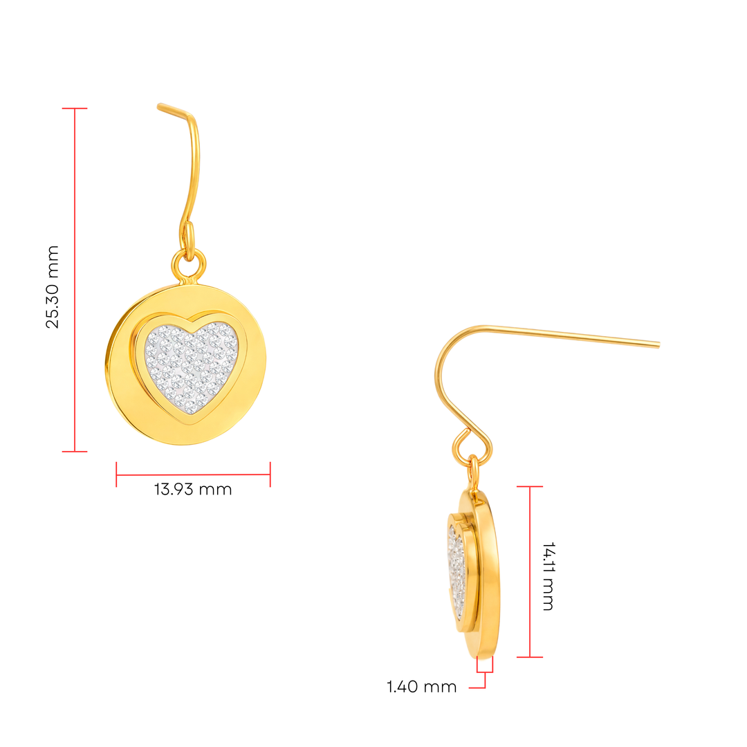 Aretes Acero Brilloza