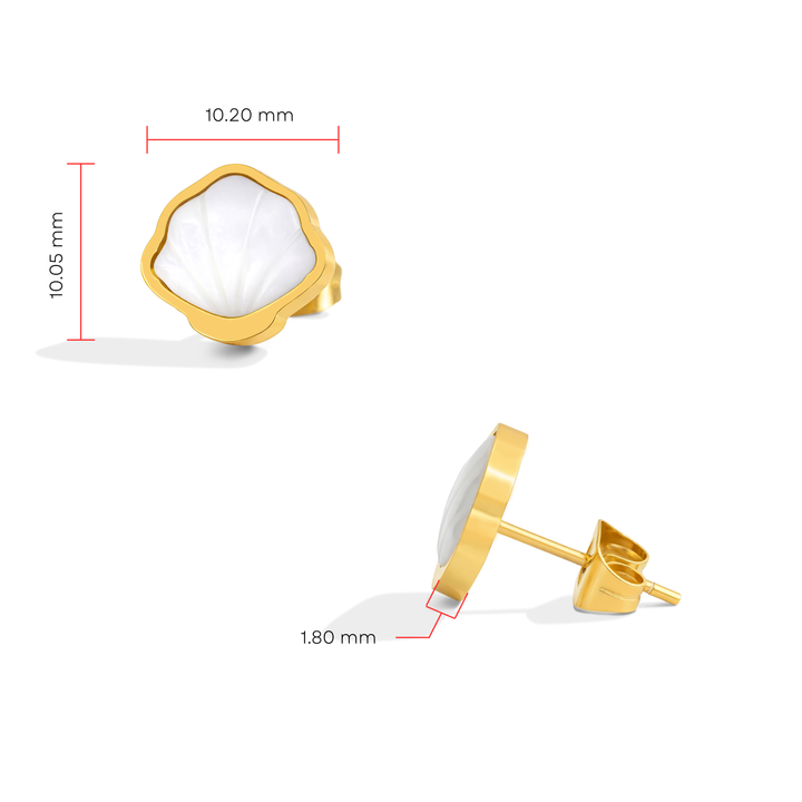 Aretes Acero Moana
