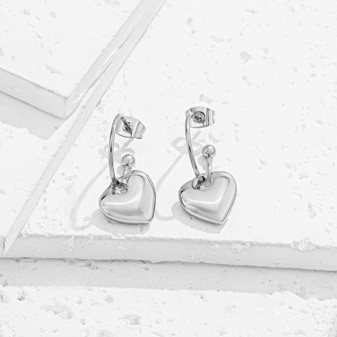 Aretes Acero Alma Gemela