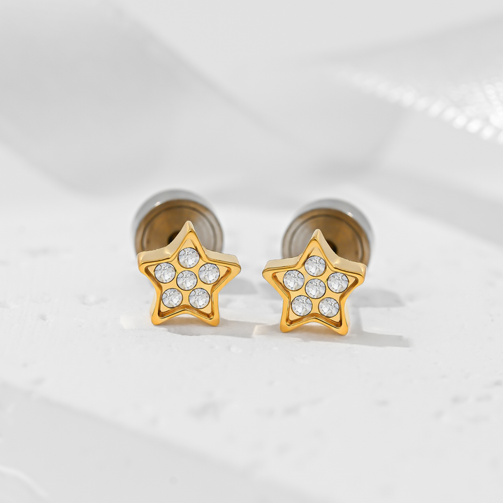 Aretes Acero Alhena