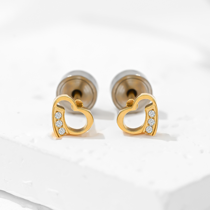 Aretes Acero Amaia
