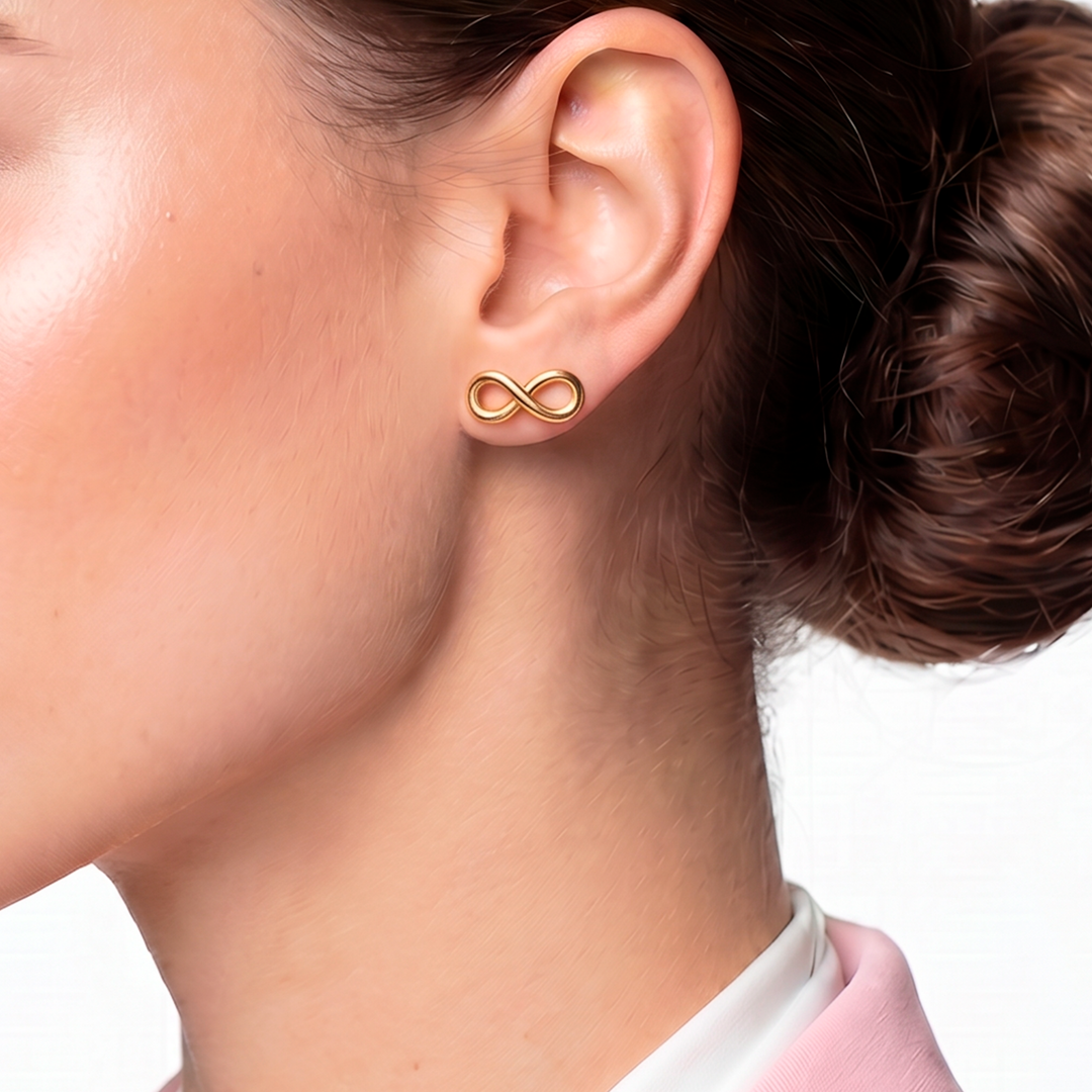 Aretes Acero Lazo Chic