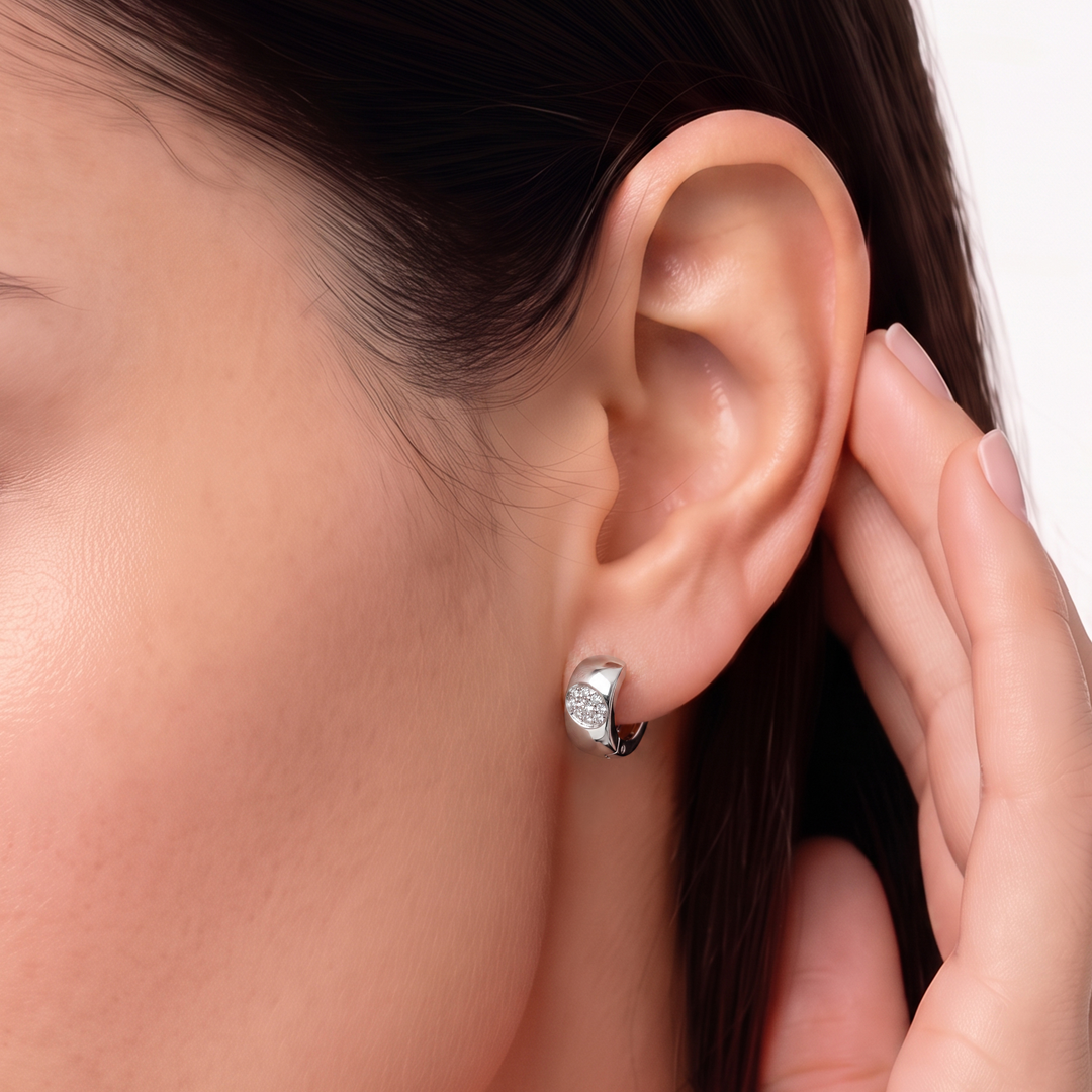 Aretes Argollas Acero Stellar Hoops