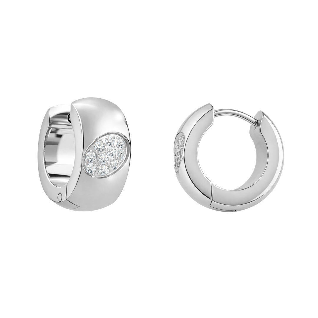 Aretes Acero Stellar Hoops