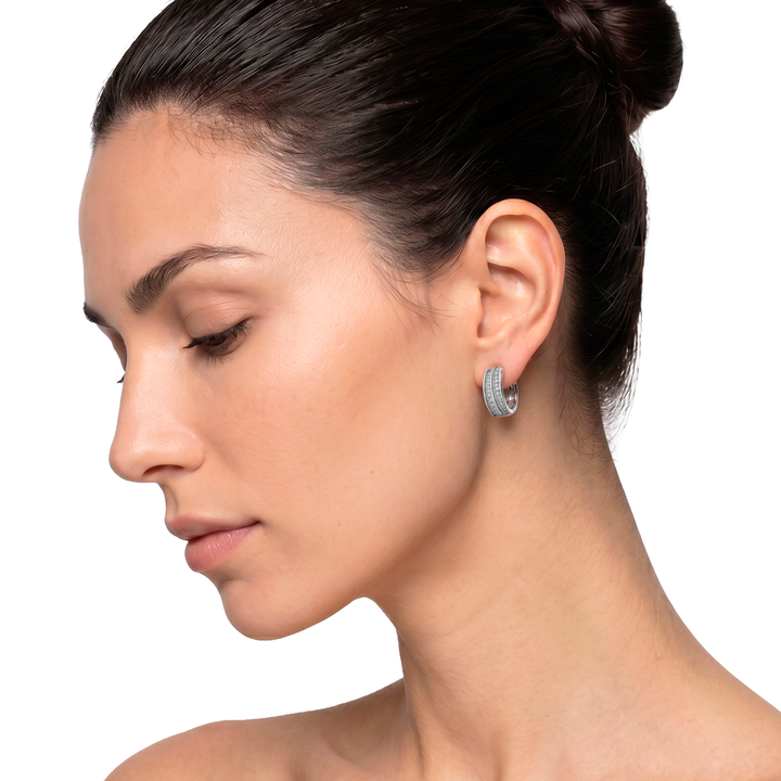 Aretes Argollas Acero Etta