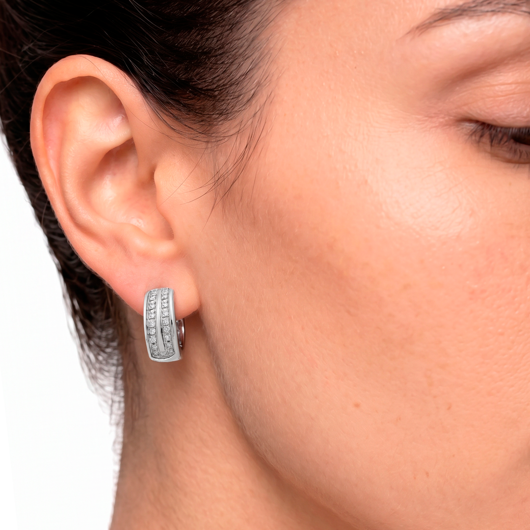 Aretes Argollas Acero Etta